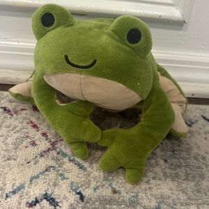 Green Plush Frog Kiwi and Co Dissection Toy